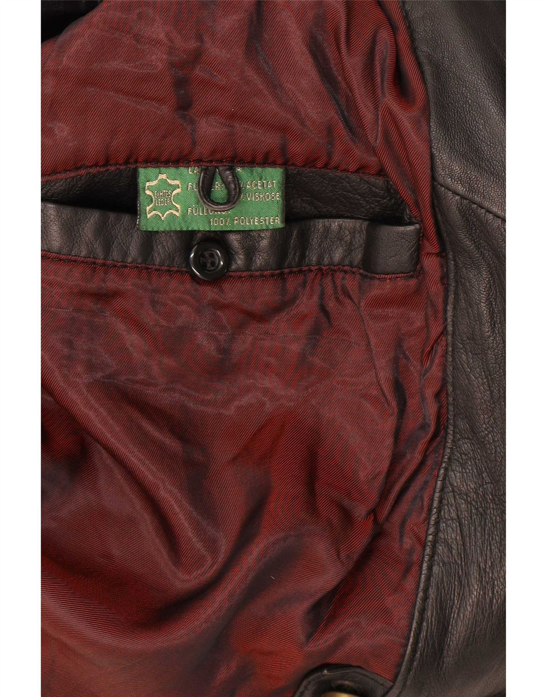 Paco Calvari Chaqueta De Cuero Para Hombre IT 54 2XL Negro