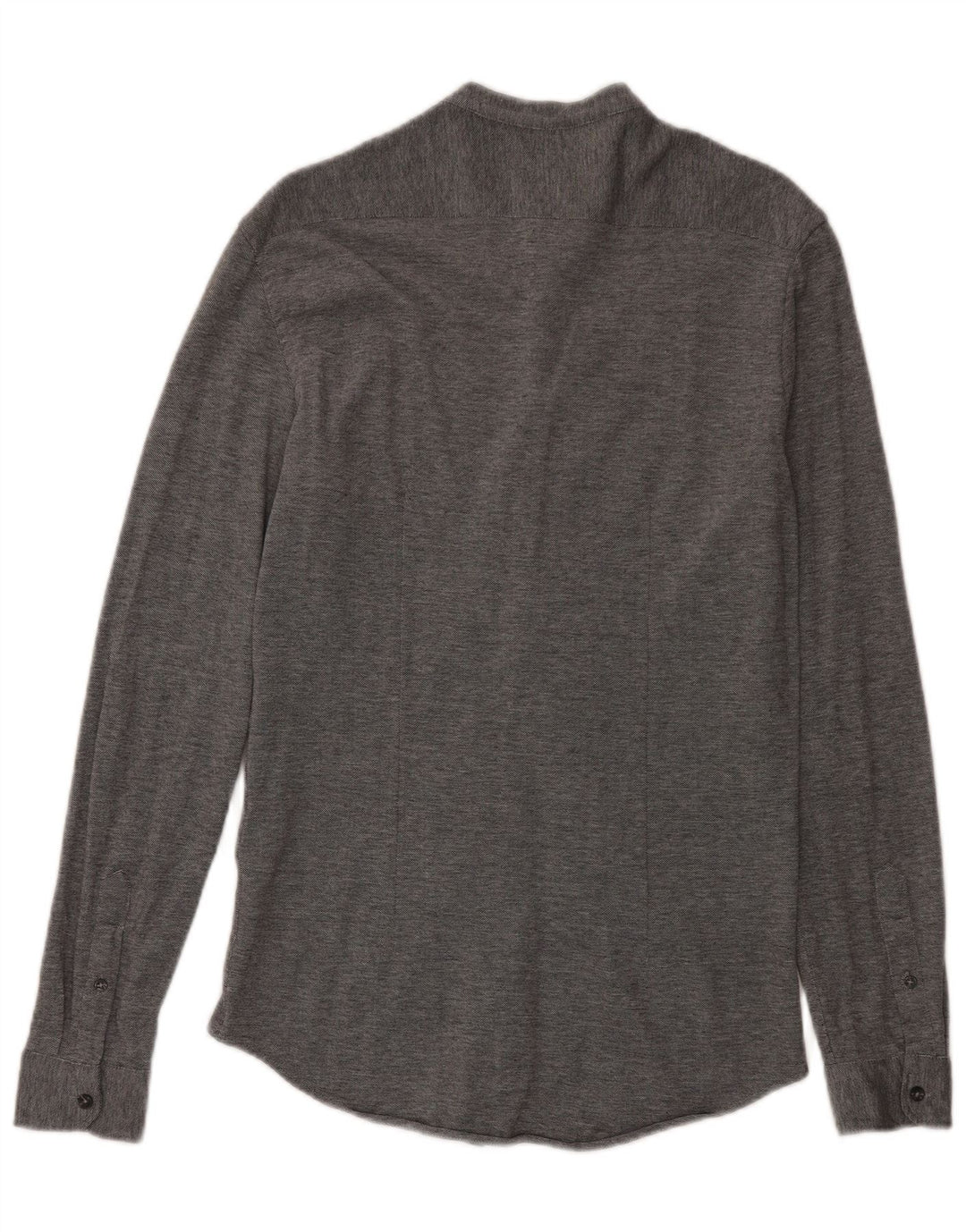 Zara Chemise Slim Fit Gris Moyen Coton