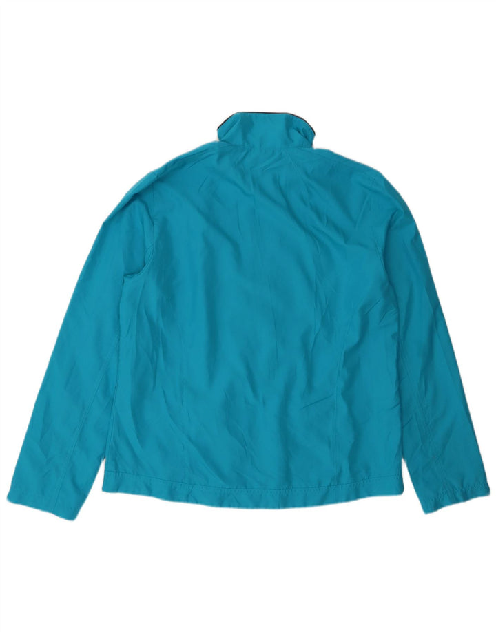 ADIDAS Womens Tracksuit Top Jacket UK 18 XL Blue Polyester