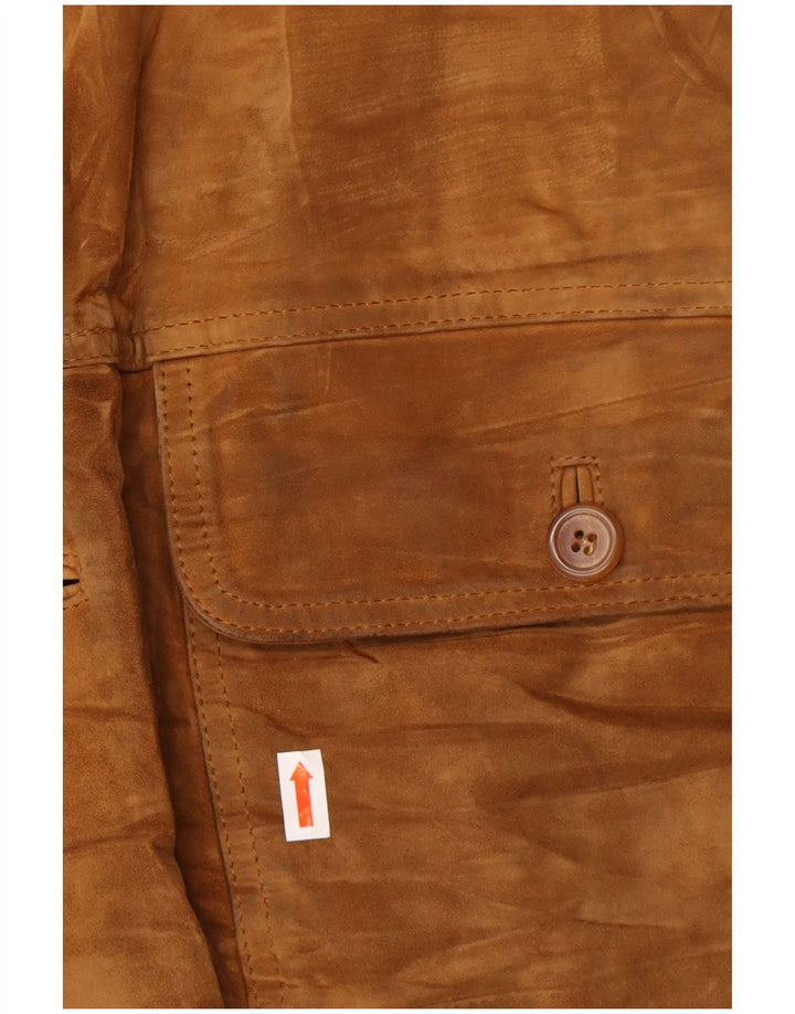 Mens Suede Bomber Jacket IT 52 XL