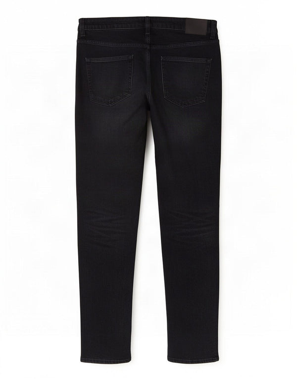 Zara Womens High Waist Slim Jeans EU 40 Medium W30 L30 Black Cotton