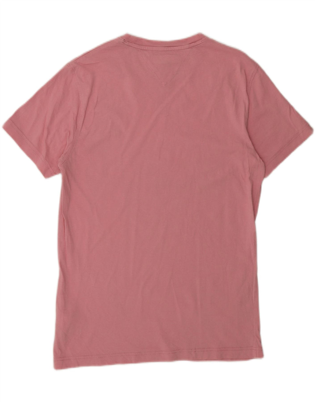 TOMMY HILFIGER Mens T-Shirt Top Small Pink Vintage Tommy Hilfiger and Second-Hand Tommy Hilfiger from Messina Hembry 