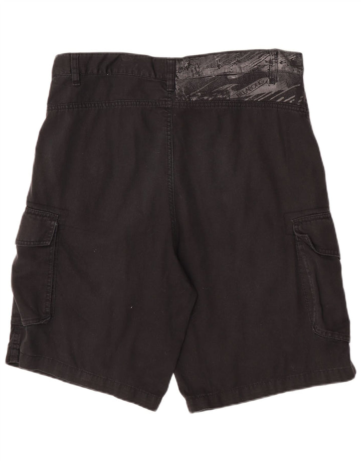 Billabong Mens Cargo Shorts W34 Large Black Cotton