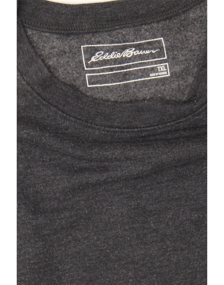 EDDIE BAUER Mens Sweatshirt Jumper XL Grey Cotton Vintage Eddie Bauer and Second-Hand Eddie Bauer from Messina Hembry 