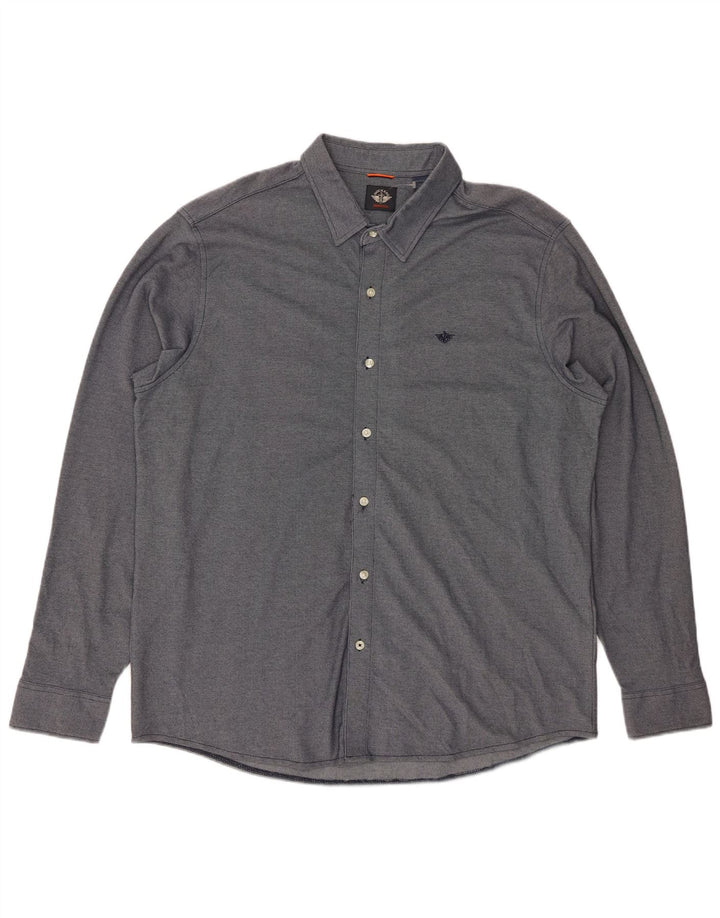 DOCKERS Mens Shirt XL Grey Cotton