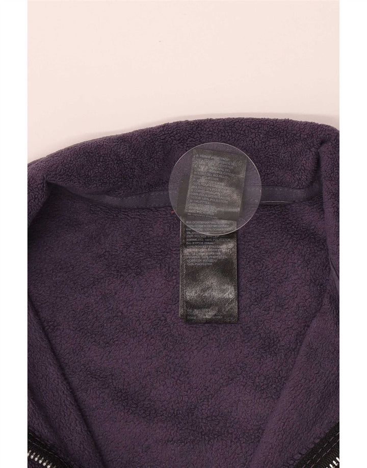 The North Face Womens Liner Fleece Jacket UK 10 Small Purple Polyester