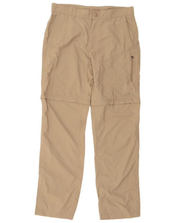 The North Face Mens Straight Cargo Trousers W32 L30 Beige Nylon