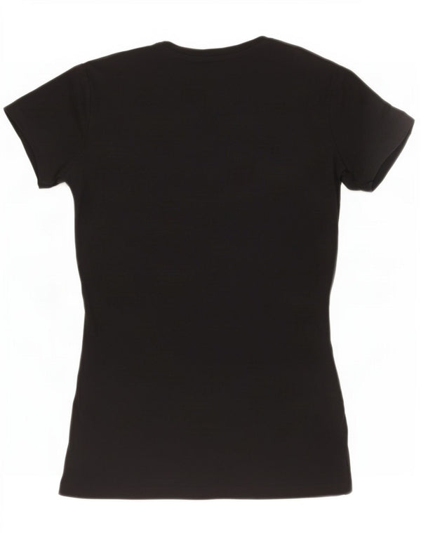 Tricou grafic Guess pentru femei Top UK 6 XS Negru