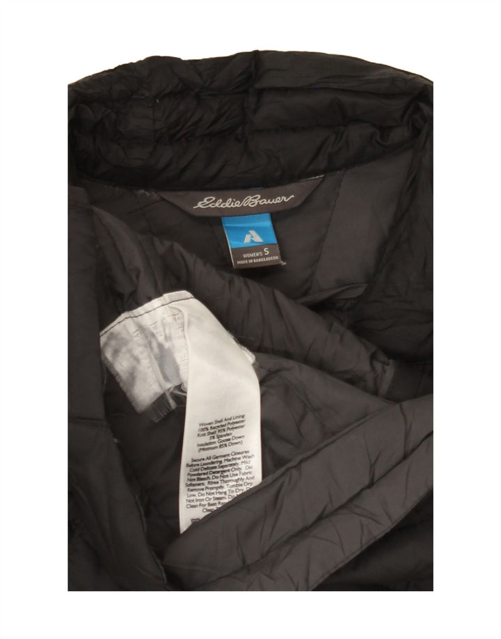 EDDIE BAUER Womens Padded Jacket UK 10 Small Black Polyester Vintage Eddie Bauer and Second-Hand Eddie Bauer from Messina Hembry 
