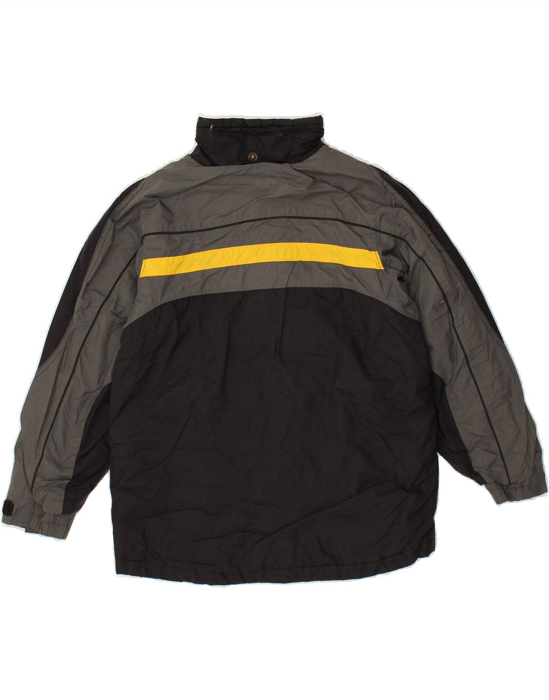 COLUMBIA Boys Windbreaker Jacket 7-8 Years Black Colourblock Nylon Vintage Columbia and Second-Hand Columbia from Messina Hembry 