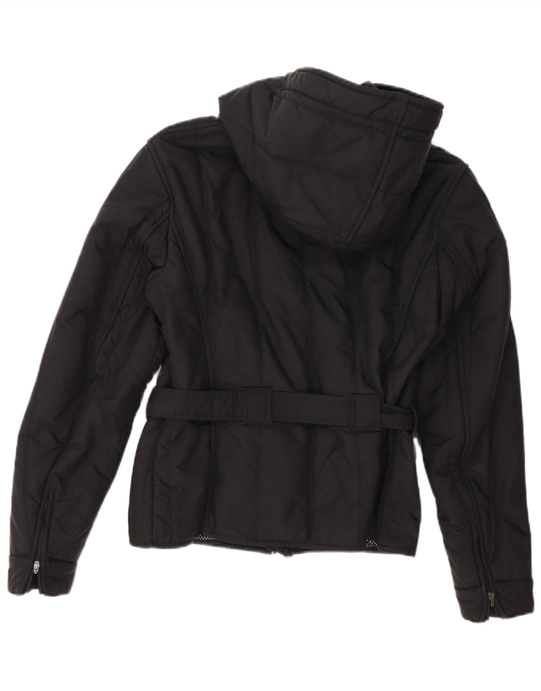 Refrigiwear Wattierte Damenjacke mit Kapuze IT 46 Large Schwarz Polyester