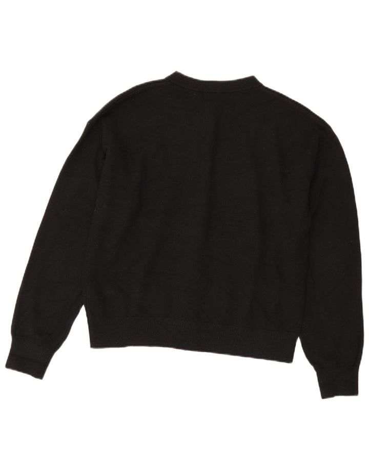 Marks & Spencer Damen-Cardigan-Pullover UK 14 Mittelschwarzes Polyester