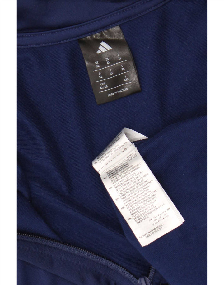Adidas Herren Trainingsanzug Top Jacke XL Marineblau Polyester