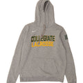 NIKE Mens Collegiate Graphic Hoodie Jumper Medium Grey Cotton Vintage Nike and Second-Hand Nike from Messina Hembry 
