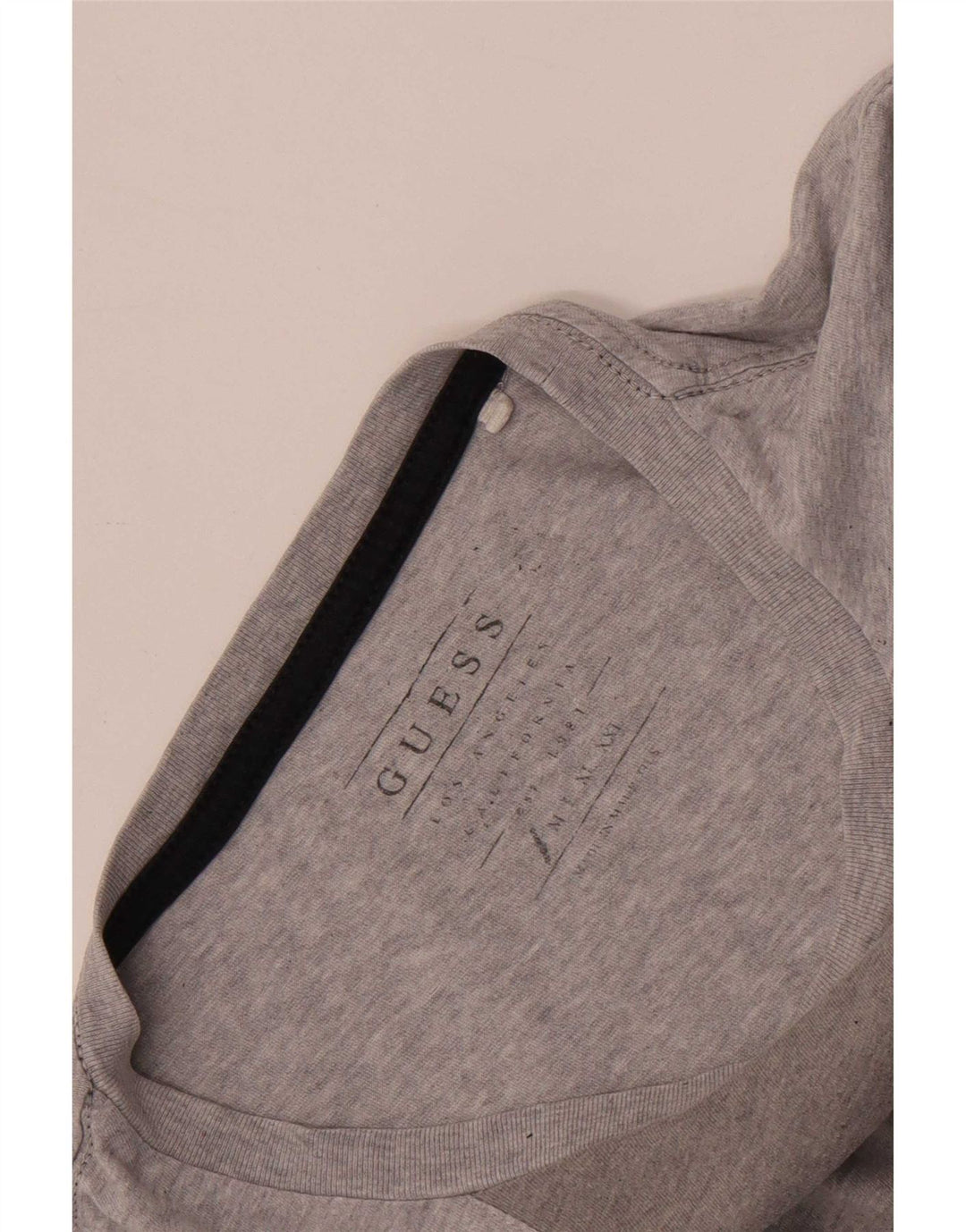 Ανδρικό γραφικό μπλουζάκι Guess Top Small Grey