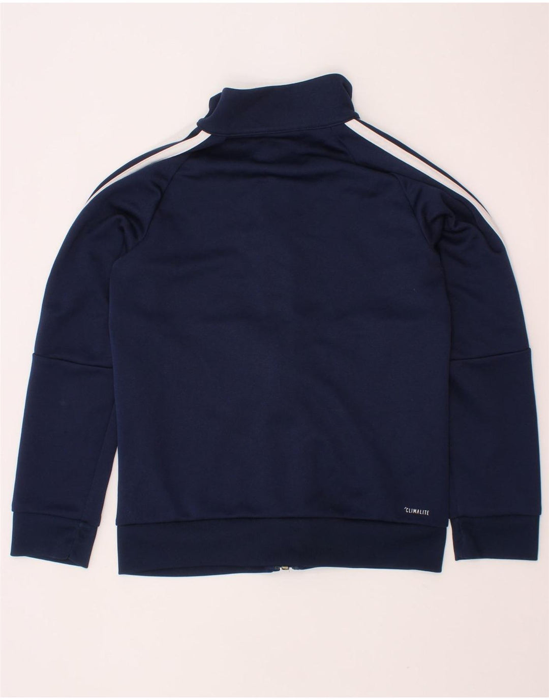 ADIDAS drenge Climalite træningsdragt topjakke 7-8 år marineblå polyester