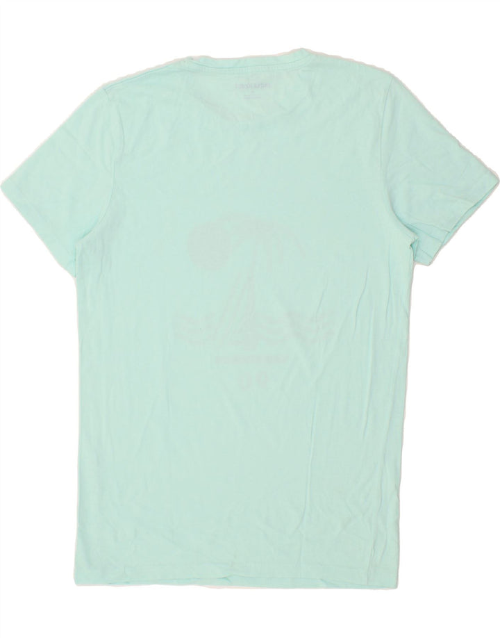 JACK & JONES Mens Graphic T-Shirt Top Medium Turquoise Vintage Jack & Jones and Second-Hand Jack & Jones from Messina Hembry 
