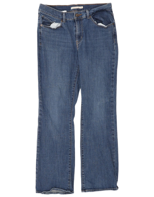 Levi's Womens Classic Bootcut Jeans US 10 Large W30 L30 Blue Cotton