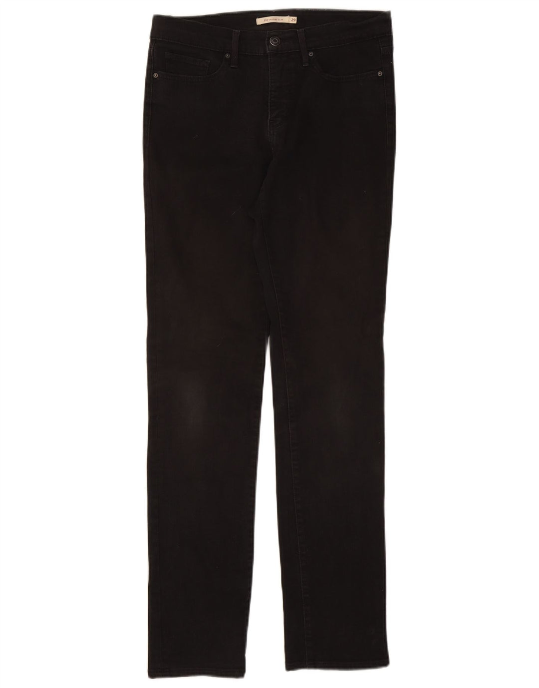 Levi's Damen 312 Shaping Slim Jeans W29 L31 Schwarz