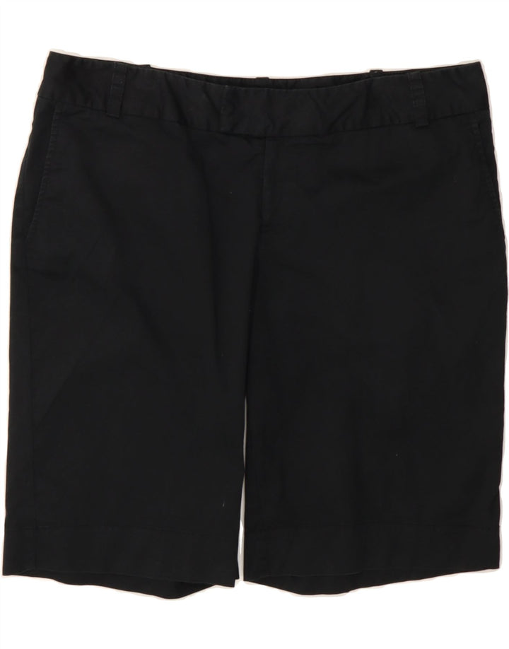 MOSSIMO Womens Stretch Bermuda Shorts W34 Large Black Vintage Mossimo and Second-Hand Mossimo from Messina Hembry 