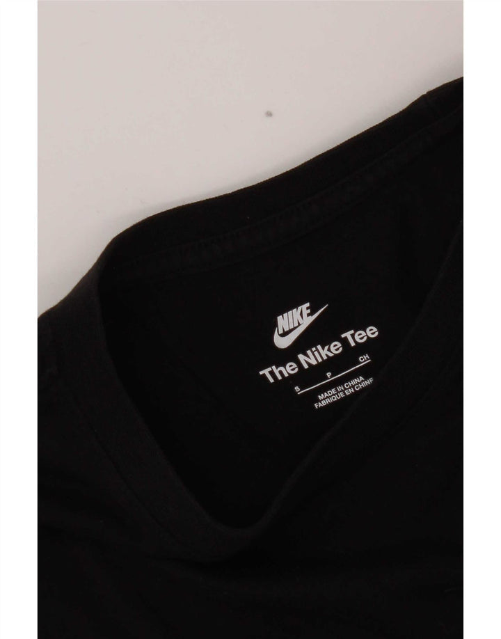 Nike Mens T-Shirt Top Small Black Cotton