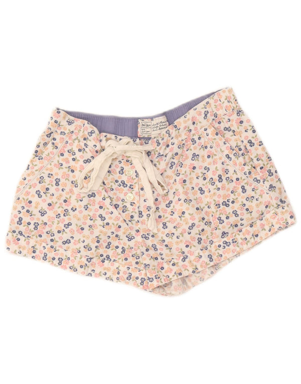 Fat Face Womens Casual Shorts UK 8 Small W32 Multicoloured Floral Cotton