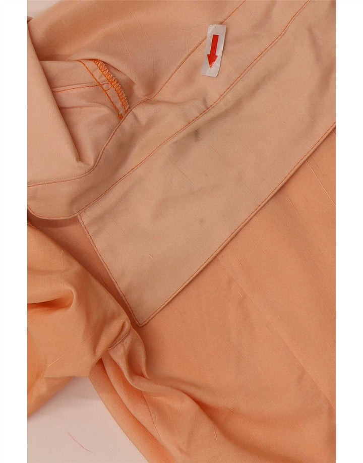 Genny Womens Shirt Dress US 8 Medium Orange