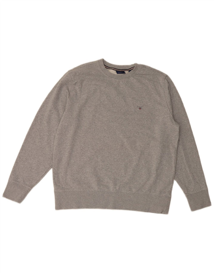 Gant Herre Sweatshirt Jumper XL Grå Bomuld