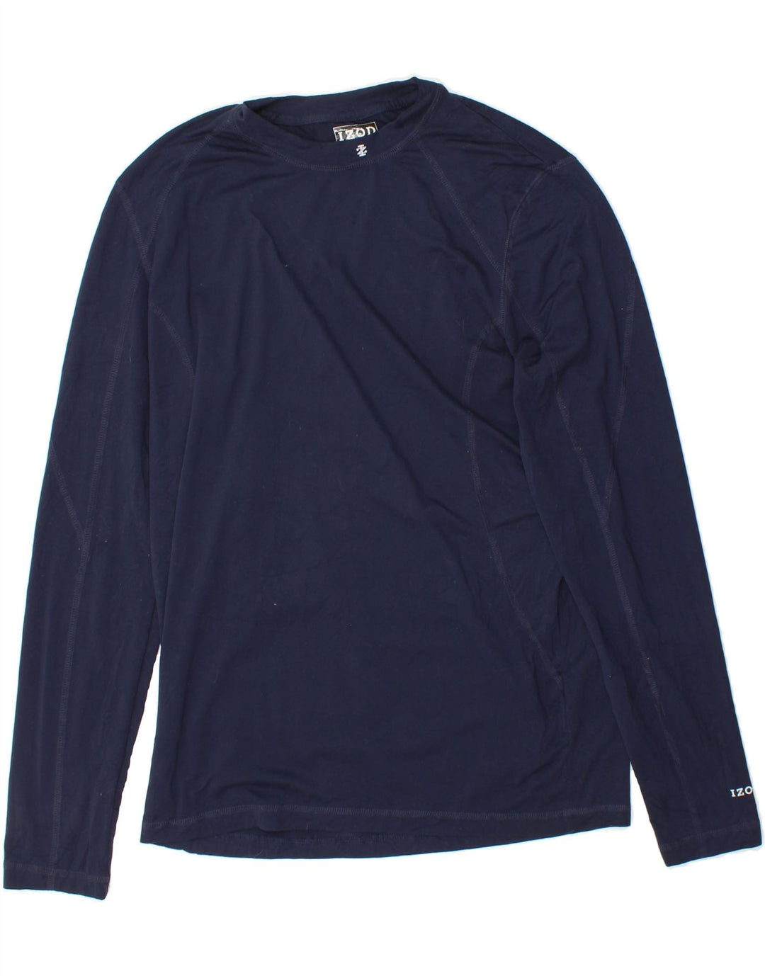 IZOD Mens Top Long Sleeve Medium Navy Blue Vintage Izod and Second-Hand Izod from Messina Hembry 