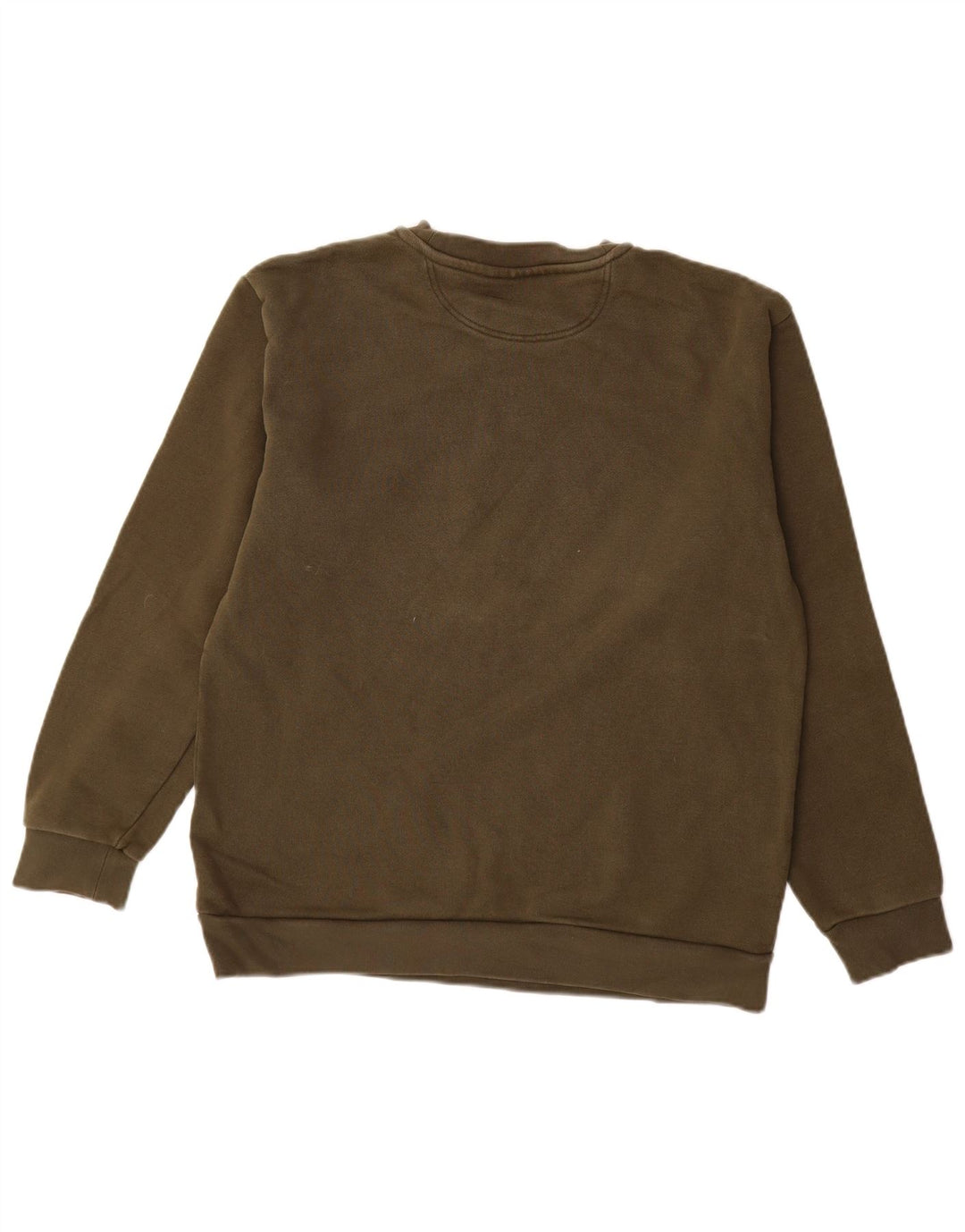 ADIDAS Mens Graphic Sweatshirt Jumper Medium Khaki Cotton