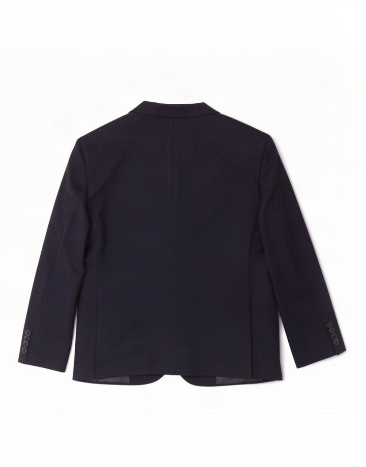 Marks & Spencer Ανδρικό μπλέιζερ με 2 κουμπιά μπουφάν UK 50 5XL Navy Blue Polyamide