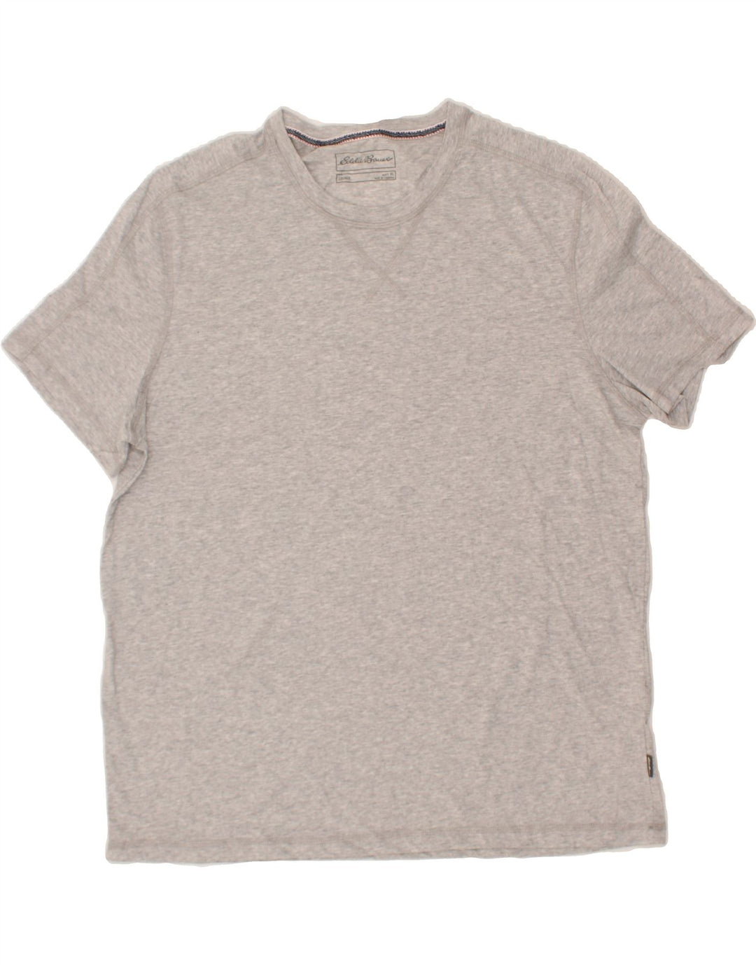 EDDIE BAUER Mens T-Shirt Top XL Grey Cotton Vintage Eddie Bauer and Second-Hand Eddie Bauer from Messina Hembry 