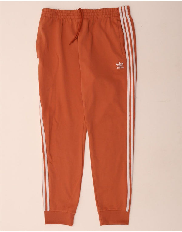 Pantaloni da tuta da uomo Adidas Joggers XL arancione poliestere