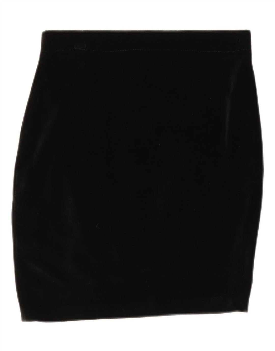 VINTAGE Womens Pencil Skirt  W30 Medium Black Cotton Vintage Vintage and Second-Hand Vintage from Messina Hembry 