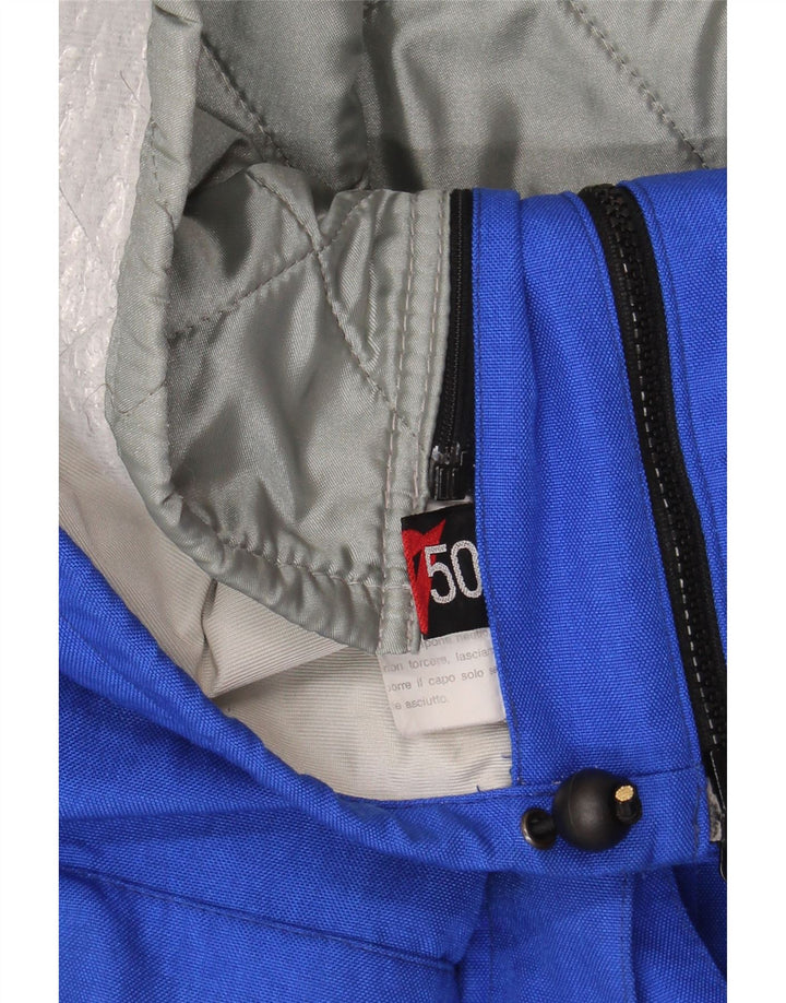 DAINESE Mens Windbreaker Jacket IT 50 Large Blue Polyamide Vintage Dainese and Second-Hand Dainese from Messina Hembry 
