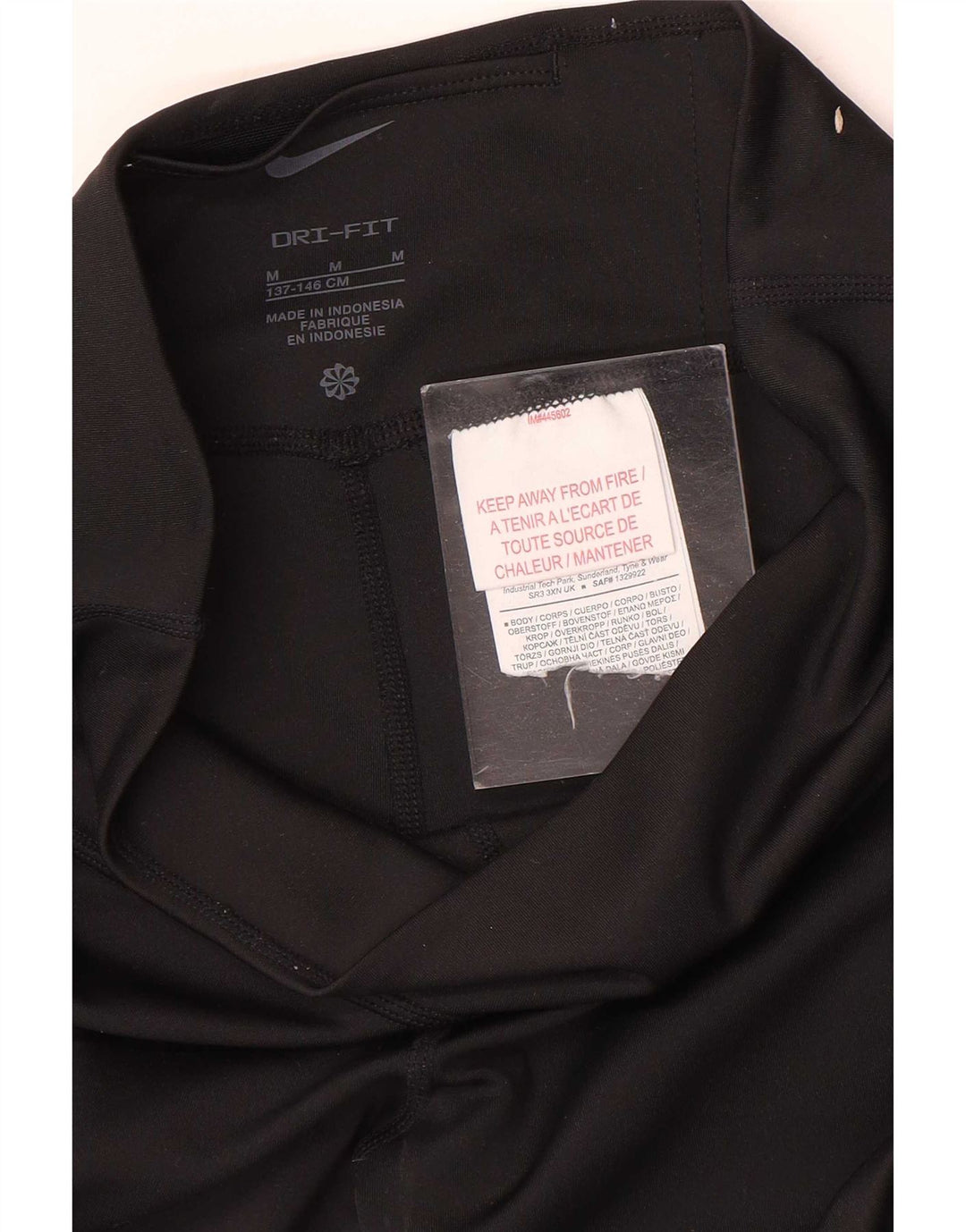 Leggings Nike Dri Fit per ragazze 10-11 anni poliestere nero medio
