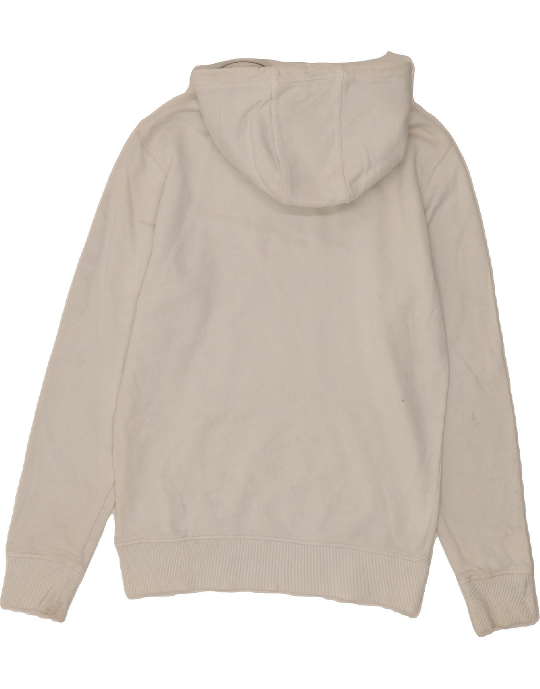TOMMY HILFIGER Mens Graphic Hoodie Jumper Medium White Cotton Vintage Tommy Hilfiger and Second-Hand Tommy Hilfiger from Messina Hembry 