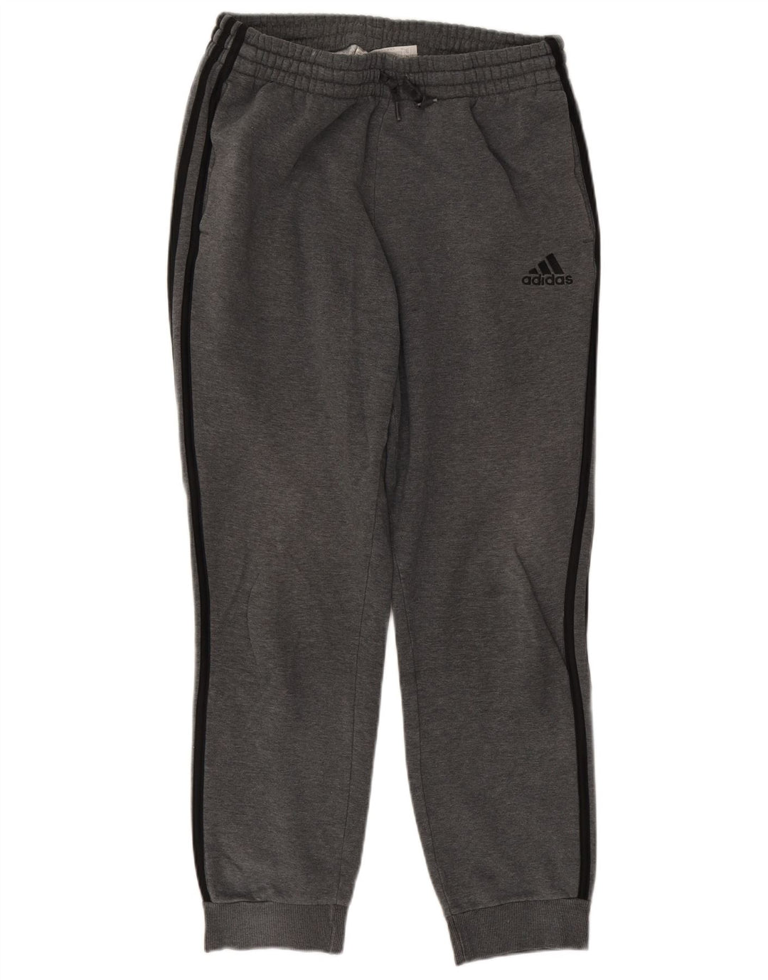 Adidas Mens Tracksuit Trousers Joggers Medium Grey Cotton