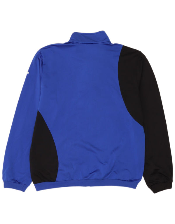 Giacca da tuta da uomo Adidas UK 48/50 XL Poliestere color block blu