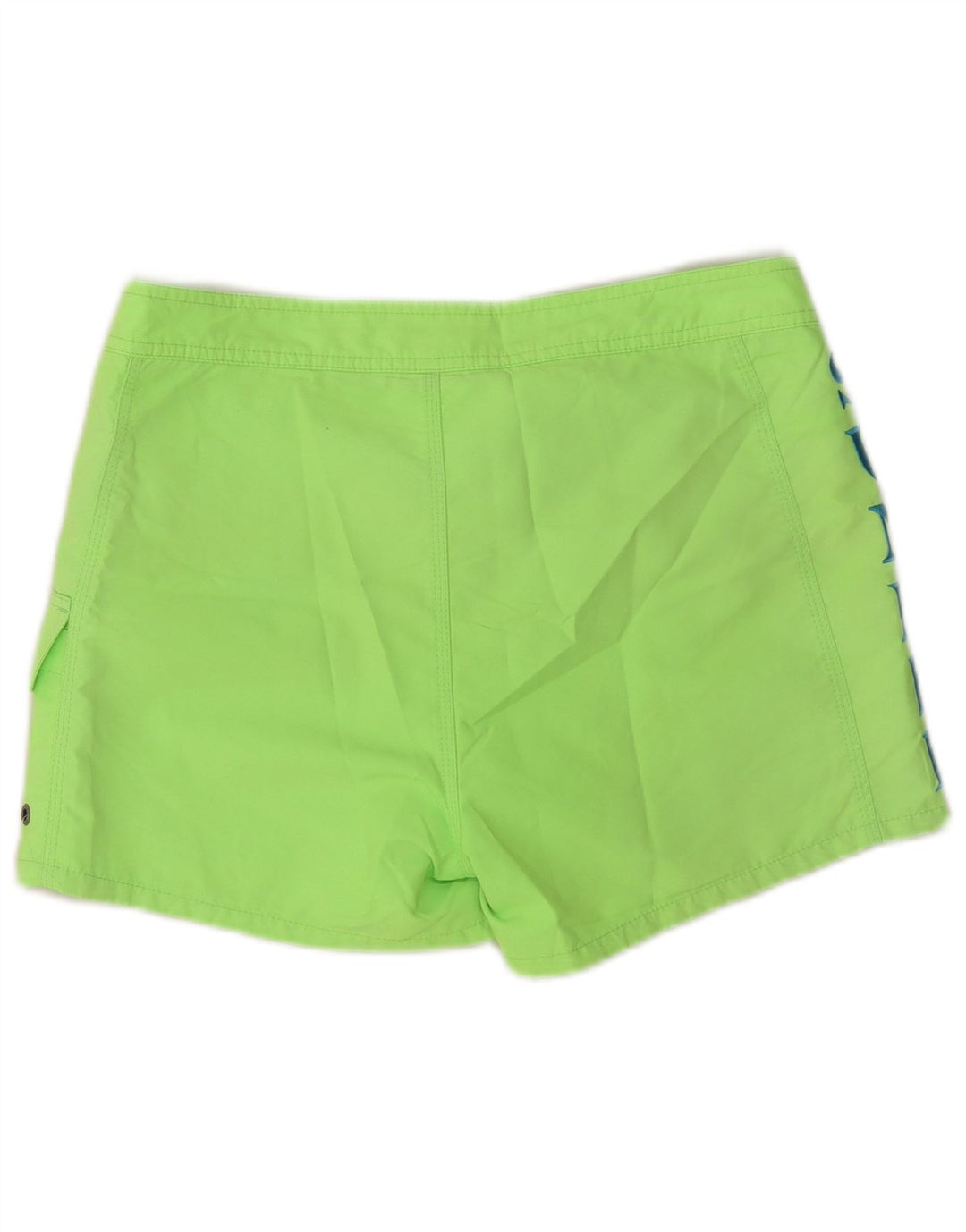Sundek Mens Graphic Swimming Shorts Medium  Green Polyester