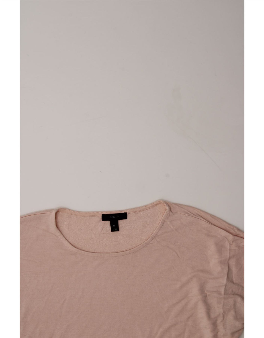J. CREW Womens Oversized Front Tie T-Shirt Top UK 14 Medium Pink Viscose Vintage J. Crew and Second-Hand J. Crew from Messina Hembry 