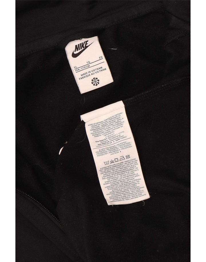 Giacca superiore della tuta da ragazzo Nike 13-14 anni XL poliestere nero