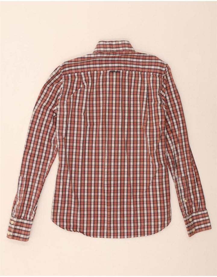 Superdry Mens Shirt Medium Multicoloured Check Cotton