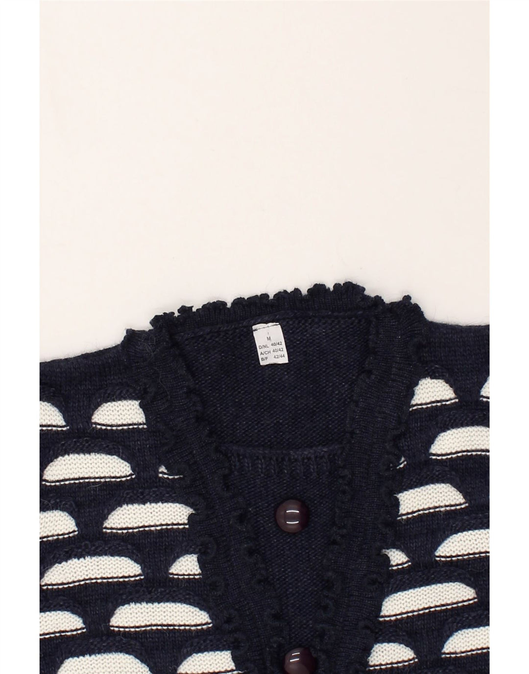 VINTAGE Womens Crew Neck Jumper Sweater EU 40/42 Medium Navy Blue | Vintage Vintage | Thrift | Second-Hand Vintage | Used Clothing | Messina Hembry 
