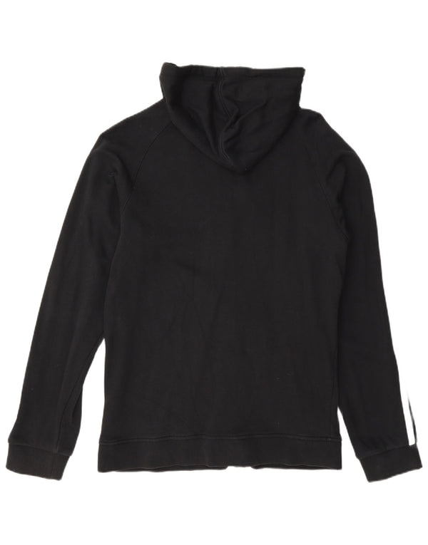 Adidas Mens Zip Hoodie Sweater Small Black Cotton