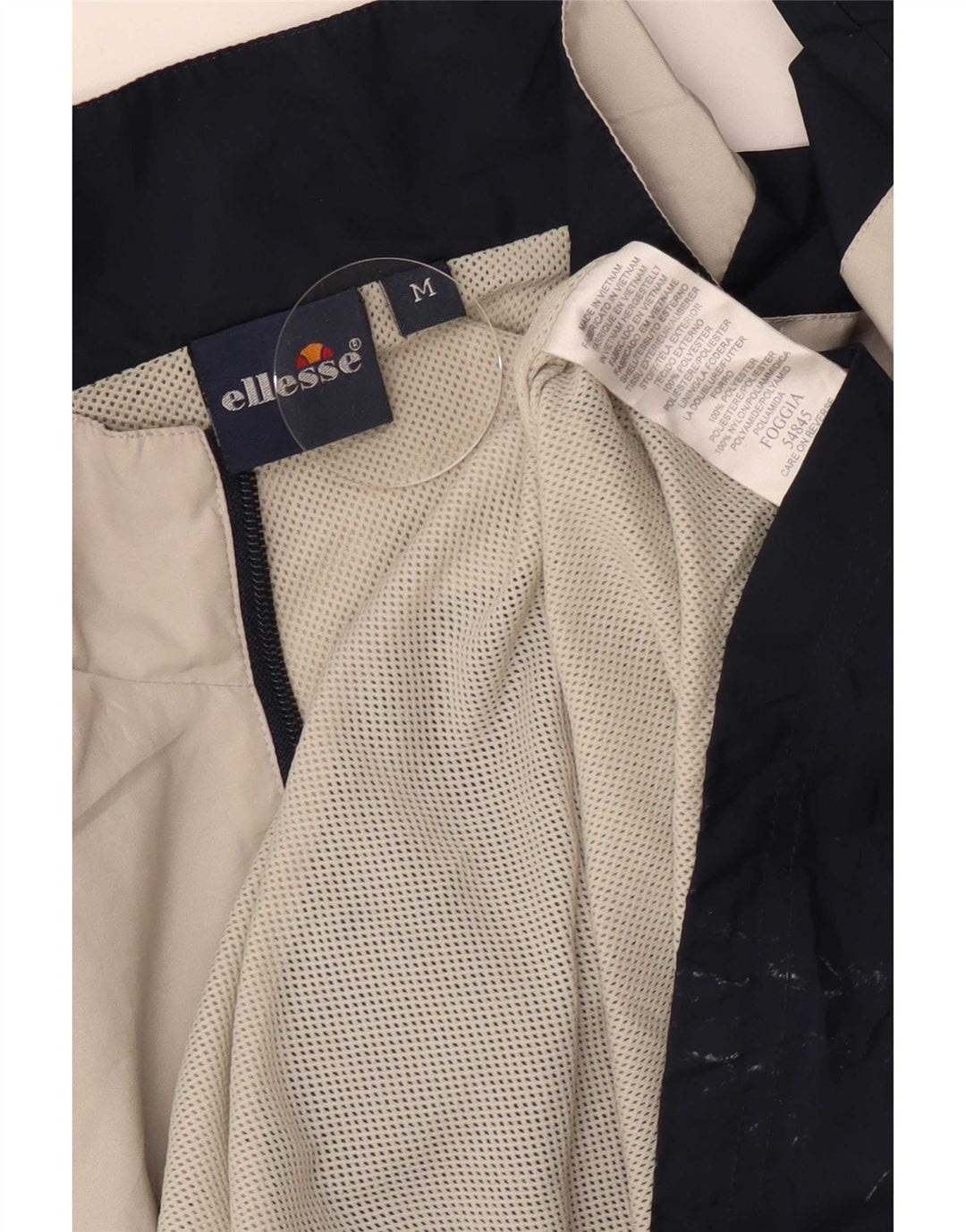 Ellesse Giacca da uomo pullover da tuta da uomo color block medio blu navy