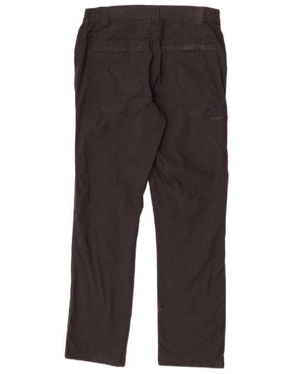 Mountain Warehouse Womens Straight Cargo Trousers UK 10 Small W28 L29 Black