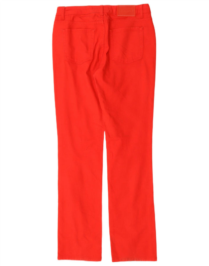 Zara Womens Straight Jeans EU 40 Medium W30 L31 Red Cotton