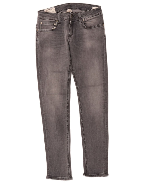 Dondup Womens Slim Jeans W28 L29 Grey Cotton