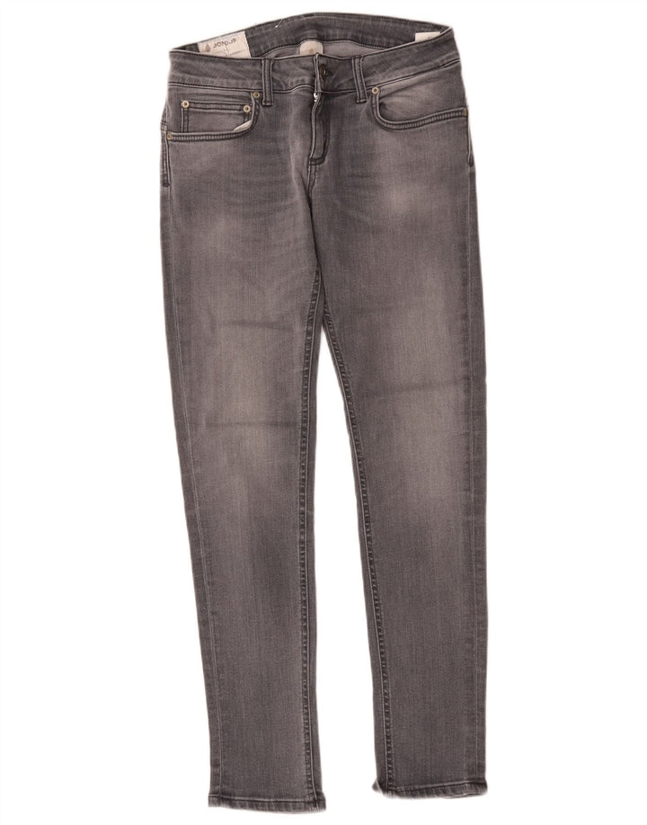 Dondup Womens Slim Jeans W28 L29 Grey Cotton
